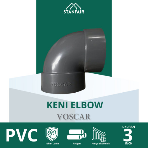 Voscar Keni Elbow 3" / Knee Elbow 3" / Elbow Pvc 3 Inch Voscar