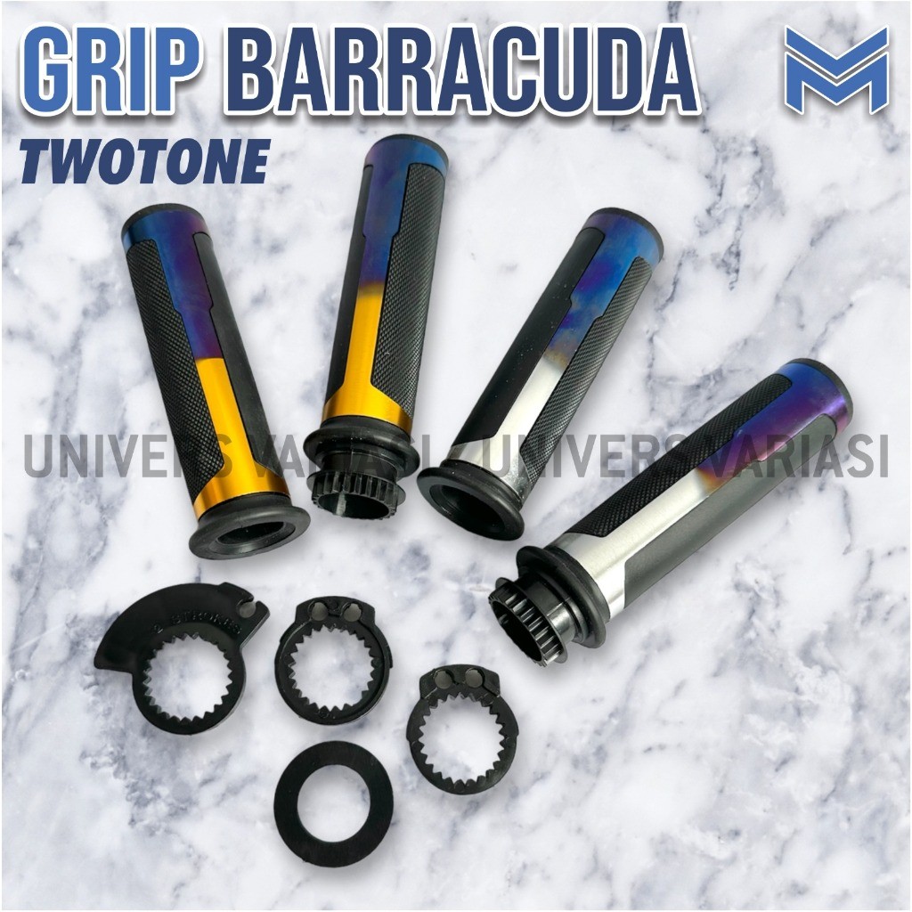 AURA FOR SALE !! HANDGRIP BARRACUDA TWO TONE GRIP BARACUDA ITALY CNC HANDEL TANGAN HANDFAT HANFAT TW