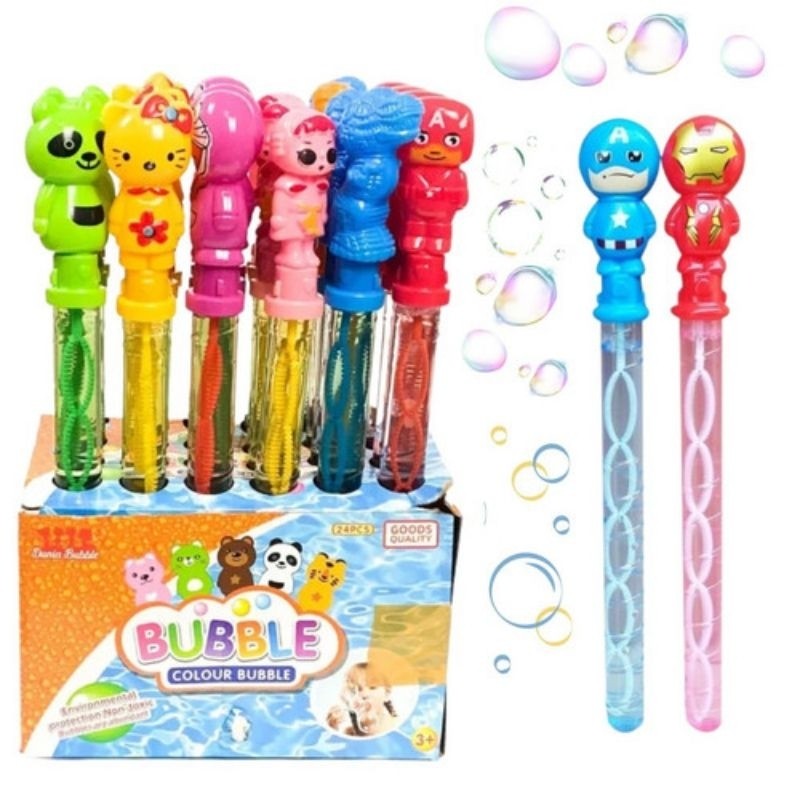 Mainan Anak Paket Hemat Bubble Stick Stik Gelembung Sabun Tiup Balon Jumbo Besar Harga Perbox 24pcs