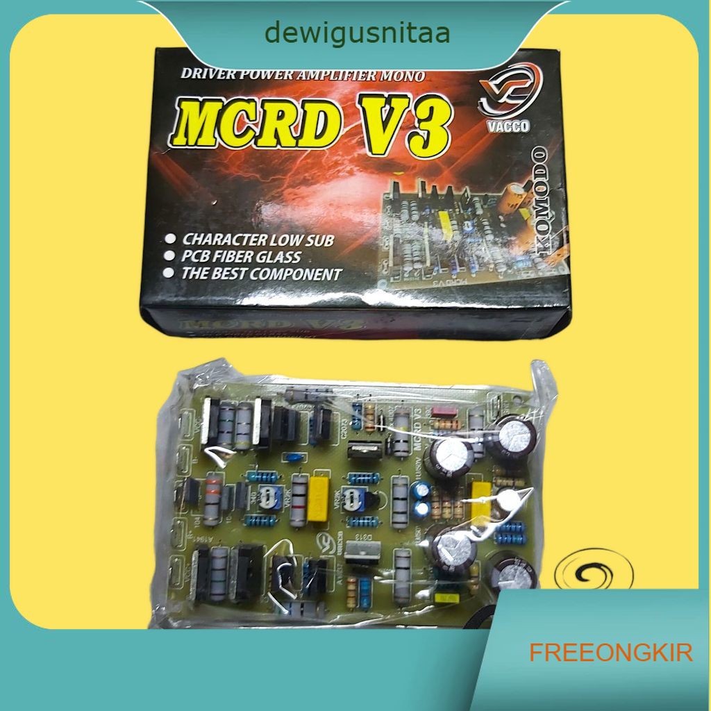 KIT DRIVER POWER AMPLIFIER MONO MCRD V3 VACCO