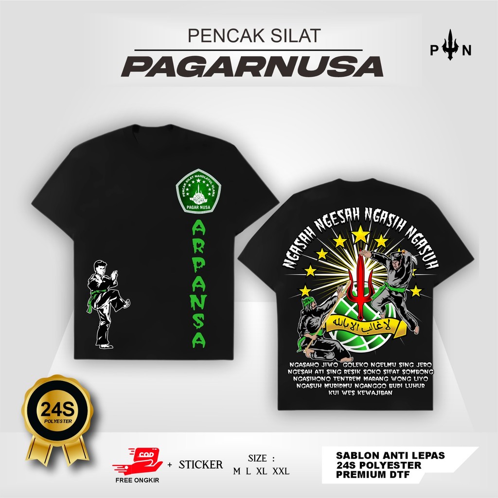 KAOS PAGAR NUSA ARPANSA NGASAH NGESAH - KAOS PAGAR NUSA TERBARU - KAOS DESAIN TRISULA - KAOS PAGAR N