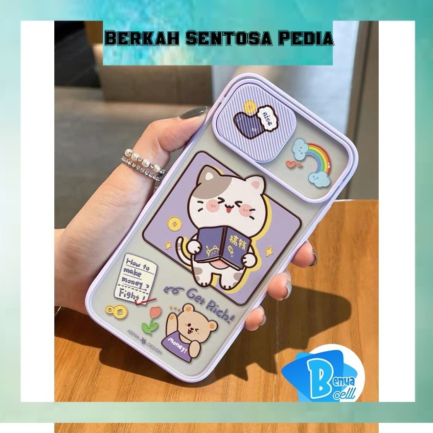 SS069 CASE SLIDE KARAKTER VIVO Y15S Y01 Y21 Y21S Y33S Y12 Y15 Y17 V5 Y32 Y20 Y20S Y12S Y30 Y50 Y51 2