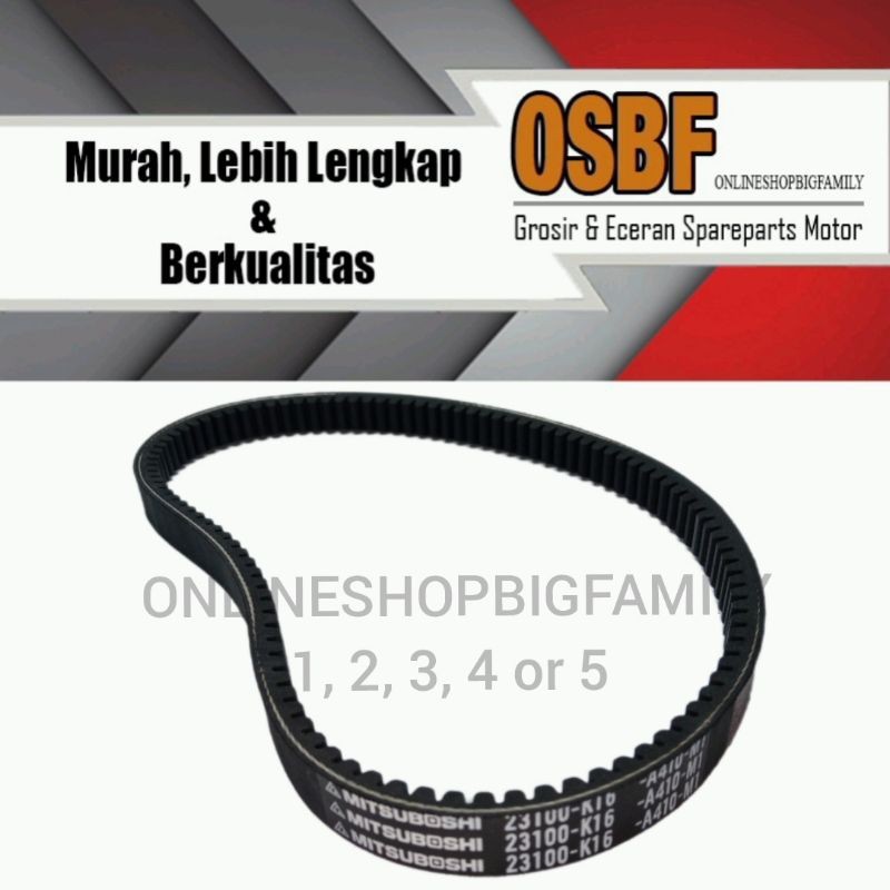 V-BELT HONDA BEAT-ESP (PART CODE: K16) (0006)