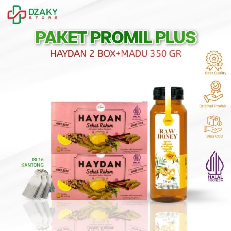 (BISA COD) Paket Promil | SR Haydan + Madu Murni Safiya