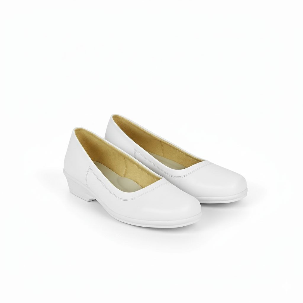 Sepatu Pantofel Wanita Putih Sepatu Akper Putih