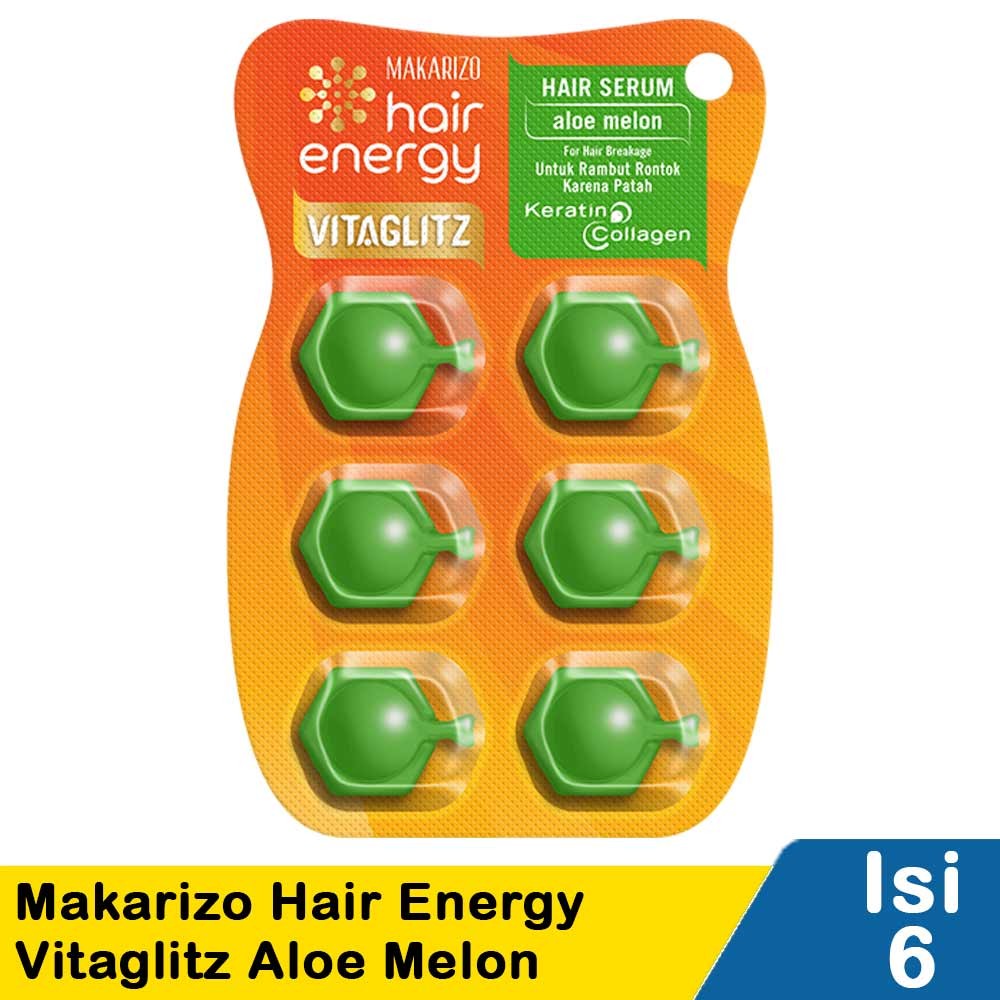 MAKARIZO HAIR ENERGY VITAGLITZ ALOE MELON 6x1mL
