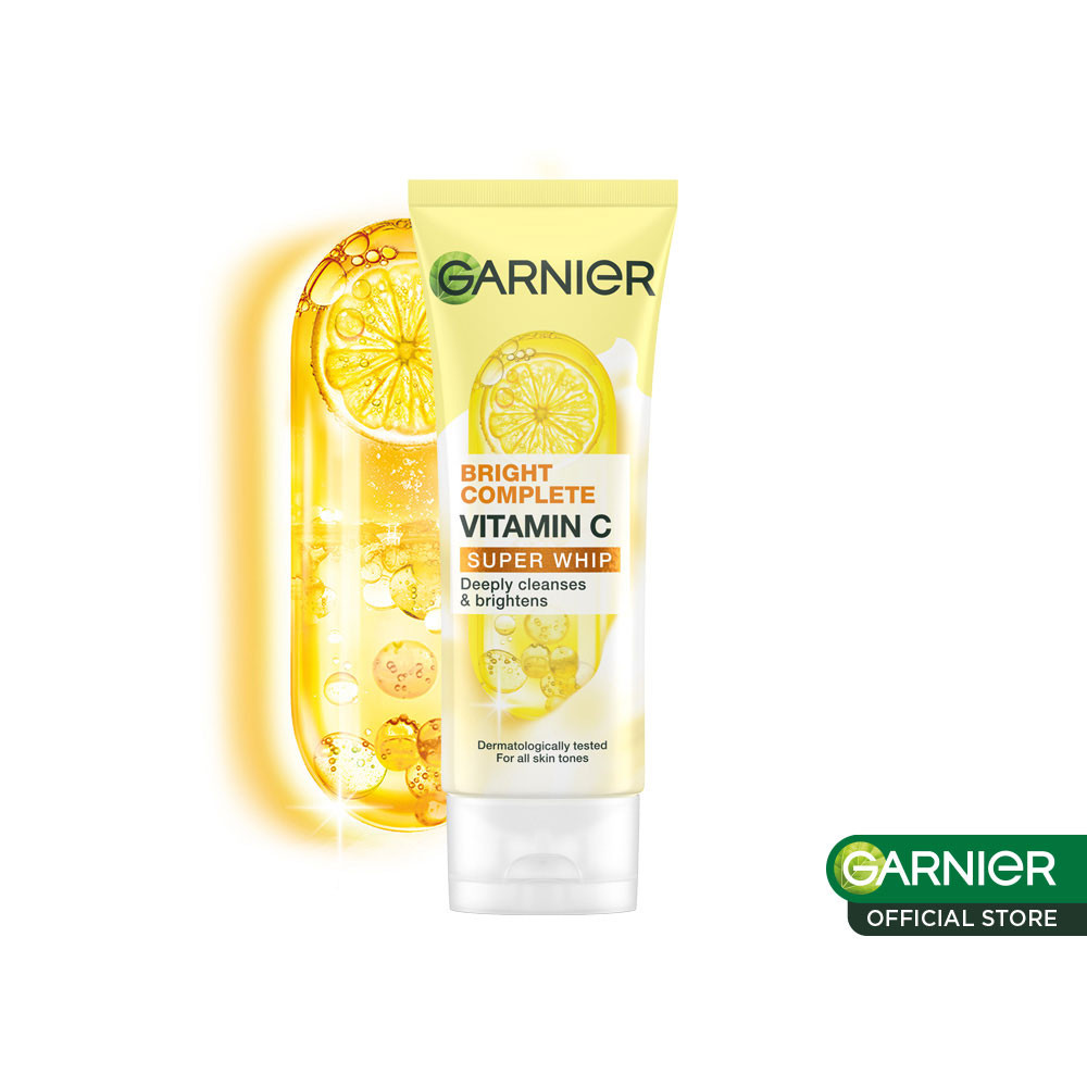 GARNIER BRIGHT COMPLETE SUPER WHIP VITAMIN C 100mL