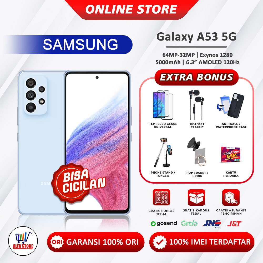 SAMSUNG A53 5G RAM 8/256GB GARANSI RESMI SAMSUNG
