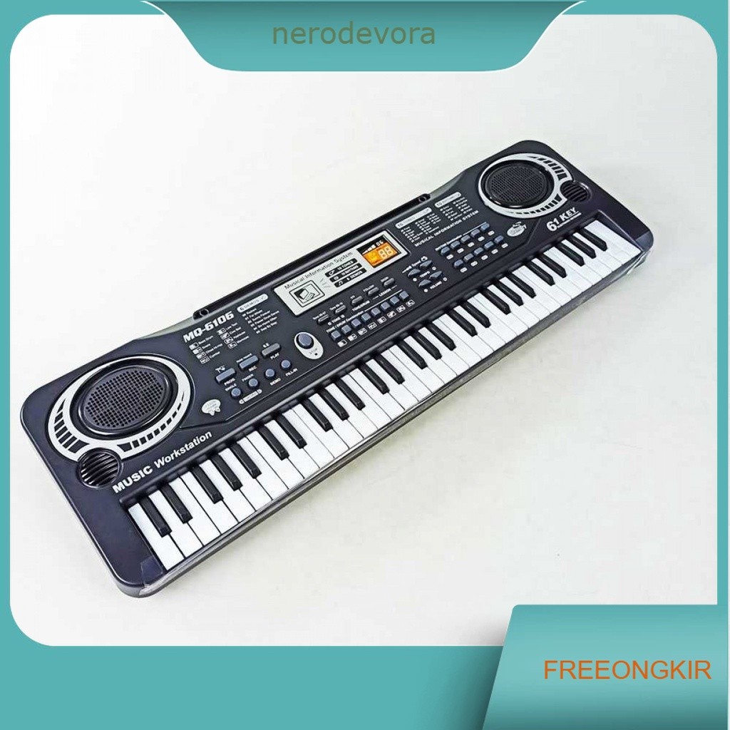 Digital Electronic Keyboard 61 Keys - MQ-6106