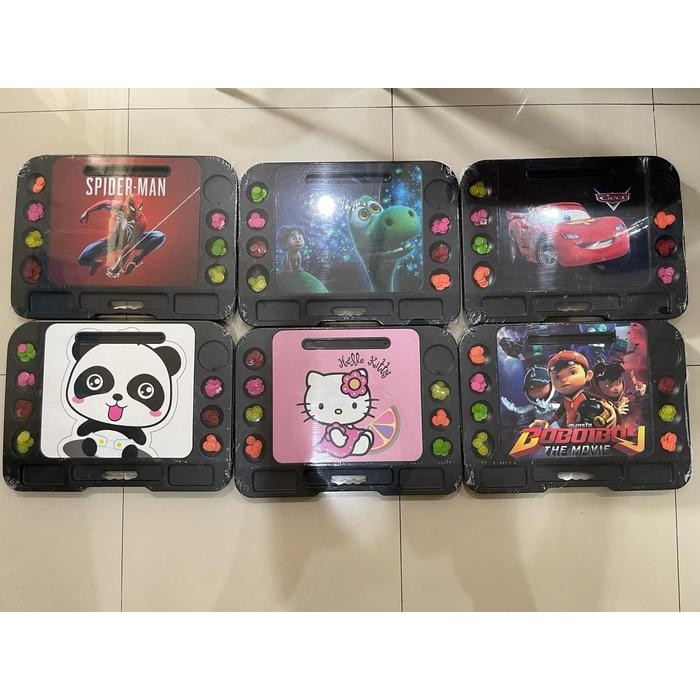 MEJA LIPAT KARAKTER | MEJA BELAJAR ANAK | MEJA BELAJAR KARAKTER | ANAK TK - SD - PANDA LACI