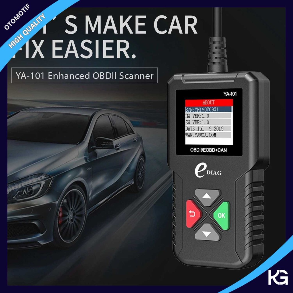 Alat Scanner OBD2 Mobil Engine Diagnostic Tool KINGBOLEN YA101