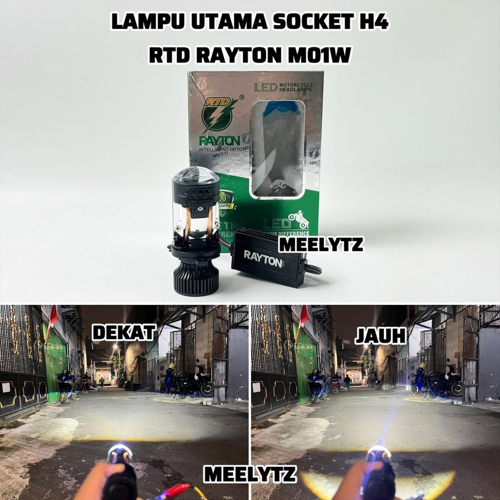RTD RAYTON M01W - Lampu Utama H4 LED