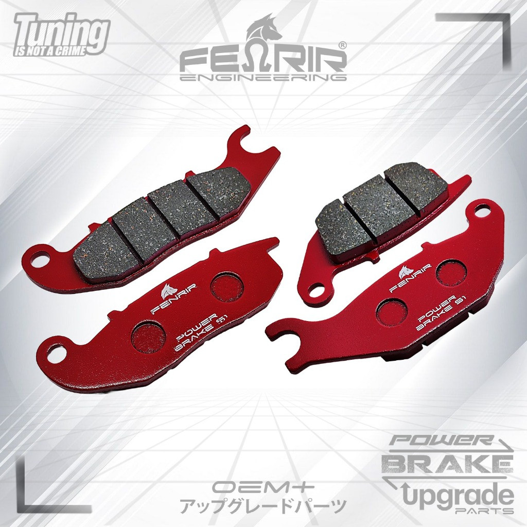 Kampas Rem Tiger Revo Old 2006-2012 - Fenrir Ceramic Fusion Harian Balap Touring
