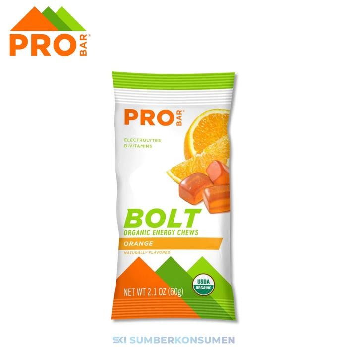 Best Seller[PROMO] PROBAR Energy Chew Semua Rasa / Bolt Organic Electrolytes Chews Not Bar Gel - Ora