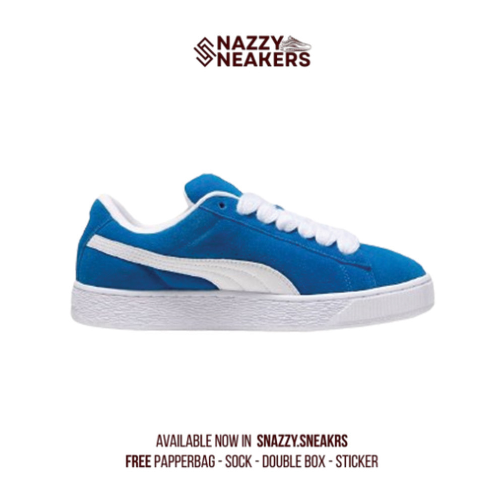 Sepatu Puma Classic Suede XL Blue Sneakers Original unisex