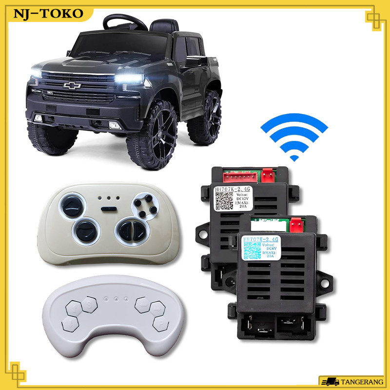 RAIDSHOP 7 Pin Receiver Mobil Aki HH670Y HH619Y Receiver Mobil Aki 6 Volt HH-707K 2.4G 6V 12V Modul 