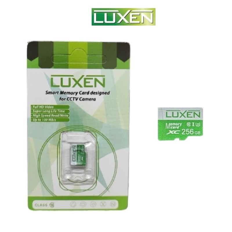 Luxen MicroSD 64GB 128GB 256GB Micro SD Memory Card Class 10 High Speed Upto 100Mbps / S Asli Origin