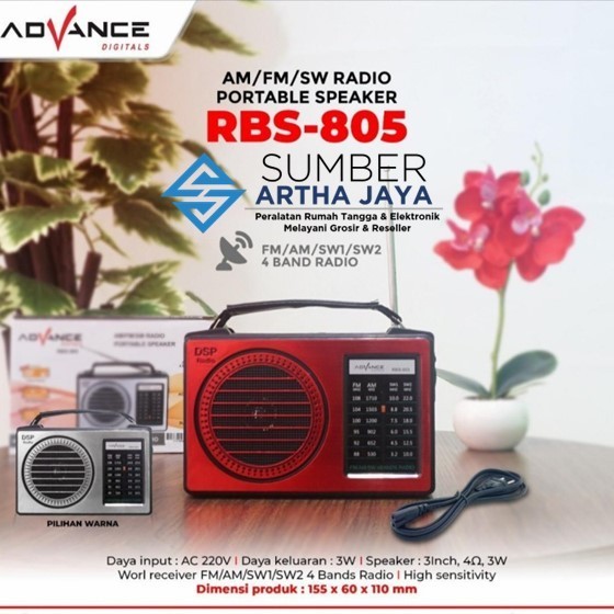 ADVANCE Radio Bluetooth Speaker RBS-805