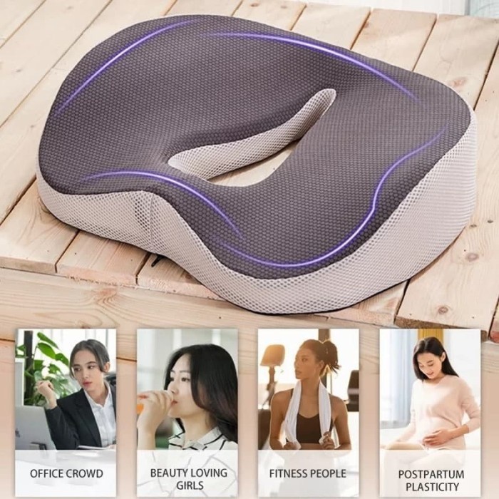 Bantal Duduk Orthopedic Tulang Ekor Coccxy Cushion Pillow Memory Foam  HZ