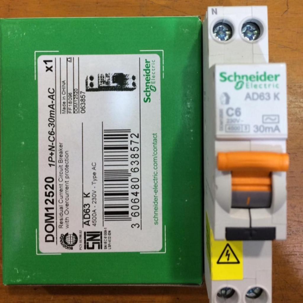 RCBO slime schneider 6/10/16A