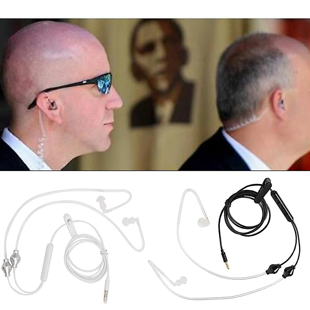 Handsfree Headset Hp Model Police Fbi / Headset Handsfree HP / Headset Model FBI Paspampres