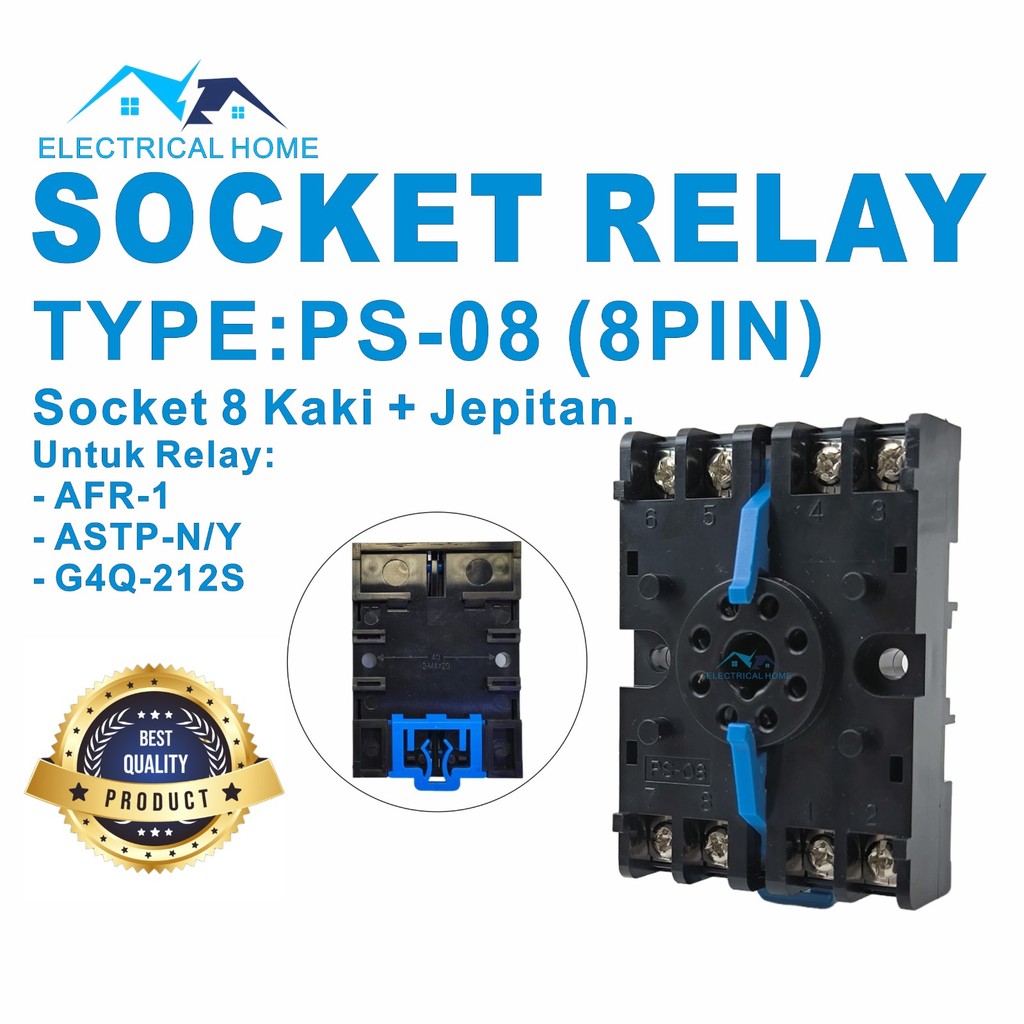SOCKET WLC AFR-1 PS-08 8PIN BEST QUALITY.