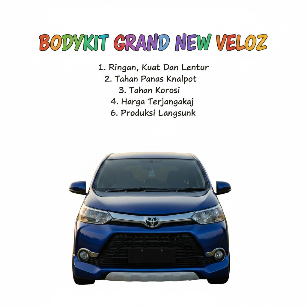 READY BODYKIT GRAND NEW VELOZ 2016 2017 2018 BODYKIT AVANZA VELOZ 2015-2018