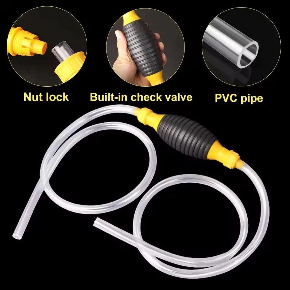 Car manual fuel tank oil suction pipe oil suction pipe self suction gasoline pump oil suction device