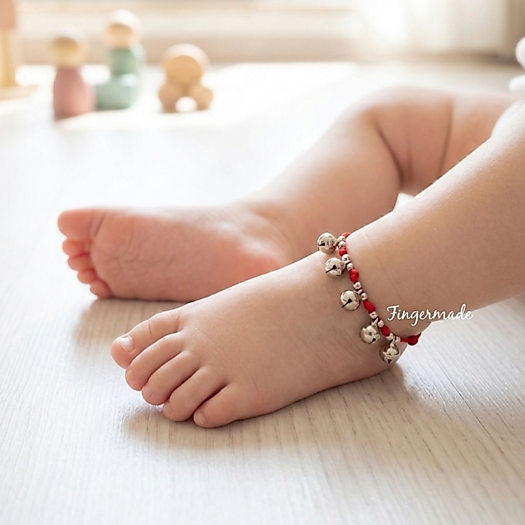 Fingermade Gelang Kaki Bayi dan Anak Kerincing