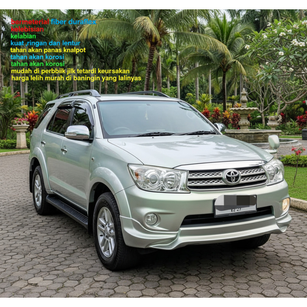 READY BODYKIT FORTUNER  2006 2007 2008 2009 2010 2011 BODYKIT TOYOTA FORTUNER