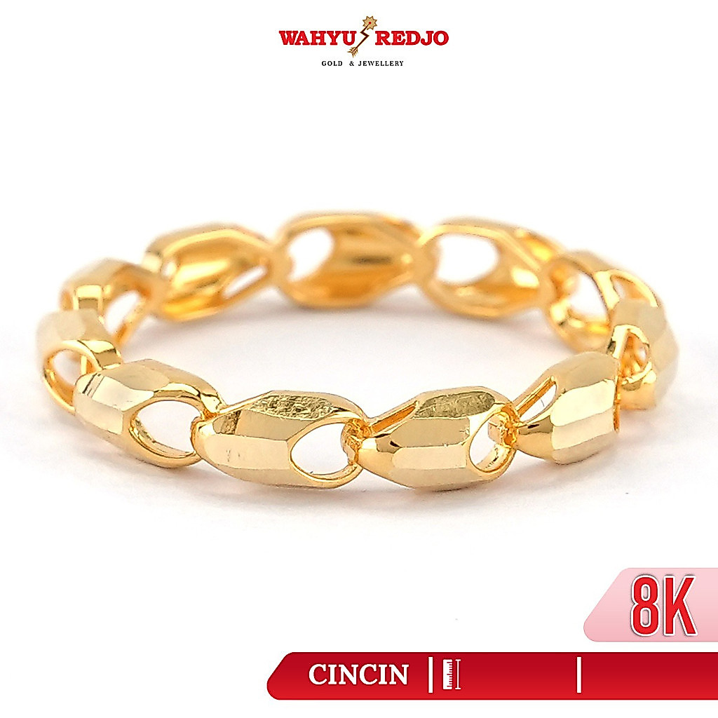 Cincin Emas 8K PJR Kuning Wahyu Redjo Pameran