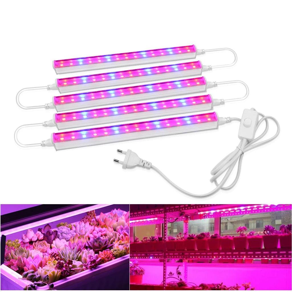 29cm 110V 220V Full Spectrum Led Grow Light T5 Tube LED Phyto Lamps Grow LED Lamp Bar Light Hydropon