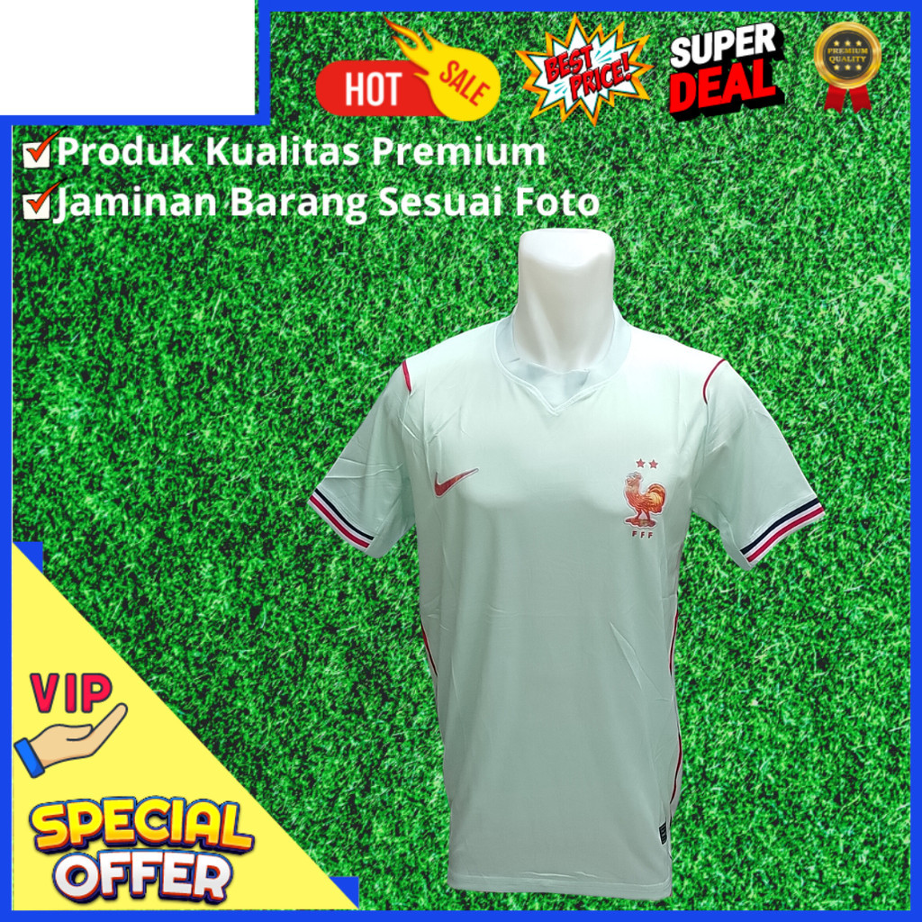 Jersey Perancis Piala Dunia 2026 Terbaru / Jersey Baju Bola Perancis Away 2026 Terbaru Premium