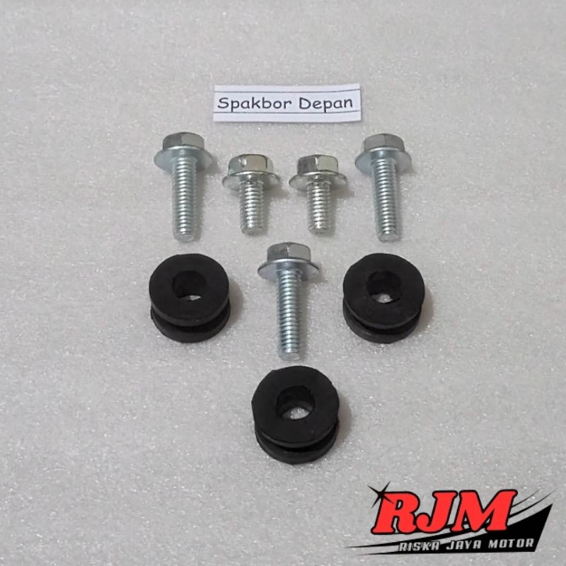 Baut Full Set  Body Spakbor Depan Yamaha Alfa Champ 2 Tak 2T