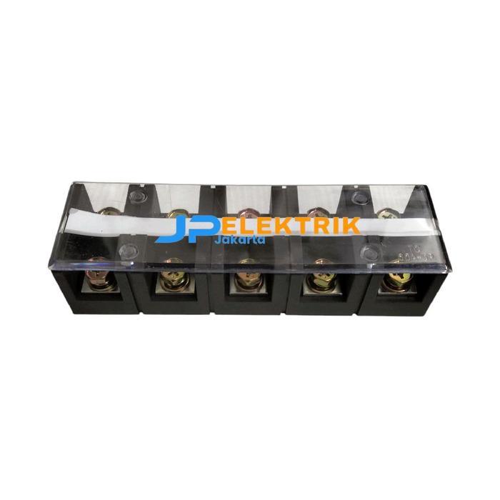 Terminal Blok TC 60A 5 Pole / Terminal Blok 60A 6 Pole Terminal Block Kabel Listrik - TC - 605