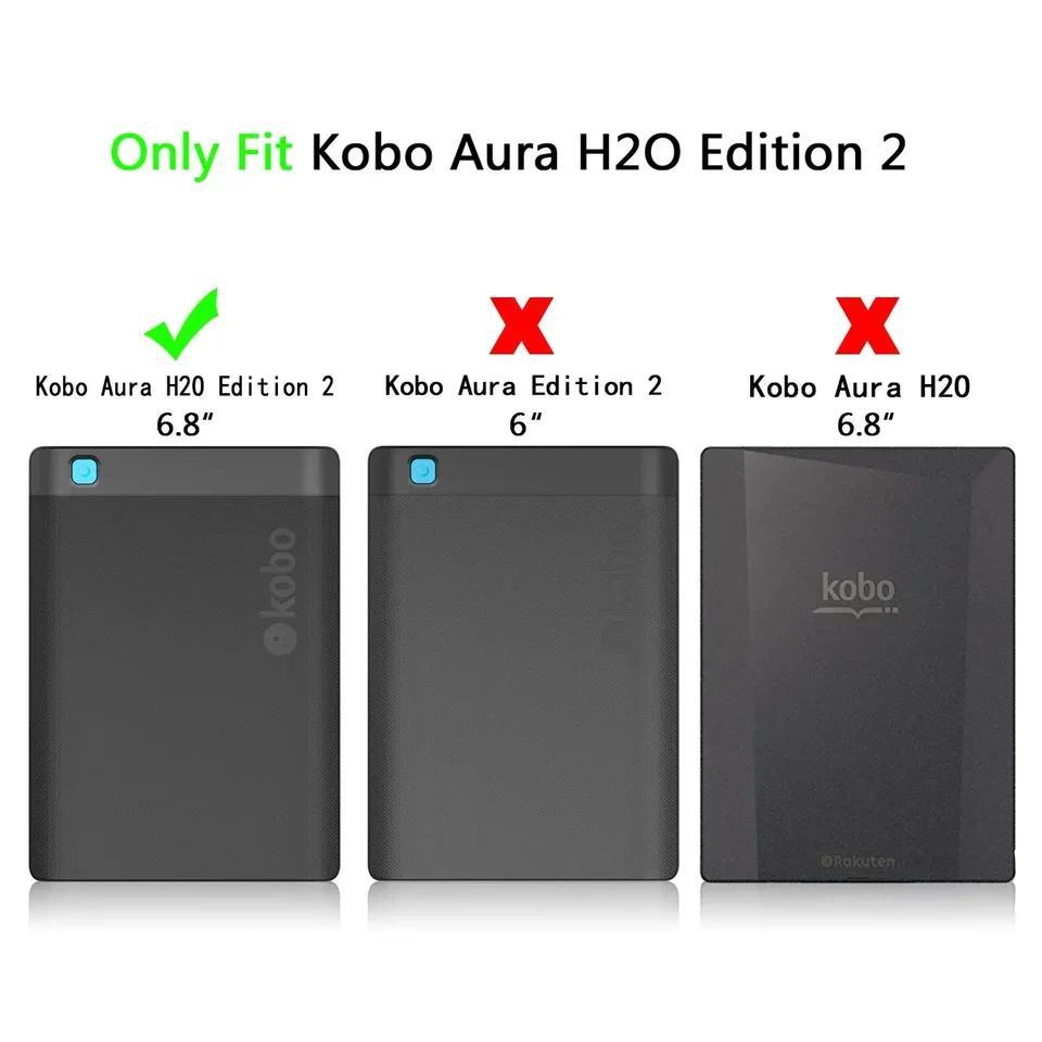 For Kobo aura H2O etion 2 6.8 2017 Magnetic Case Smart Cover for Kobo aura H2O etion 2 6.8 Inch Tabl