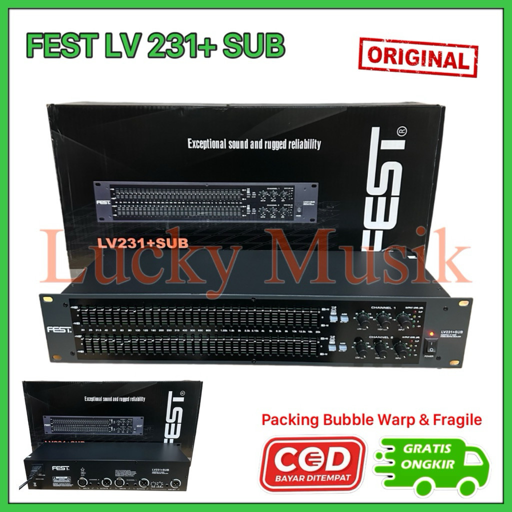 Equaliser Fest Lv 231 + Sub Original EquAliseR FEST LV-231+ Sub equaliser lv 231 sub equaliser fest 