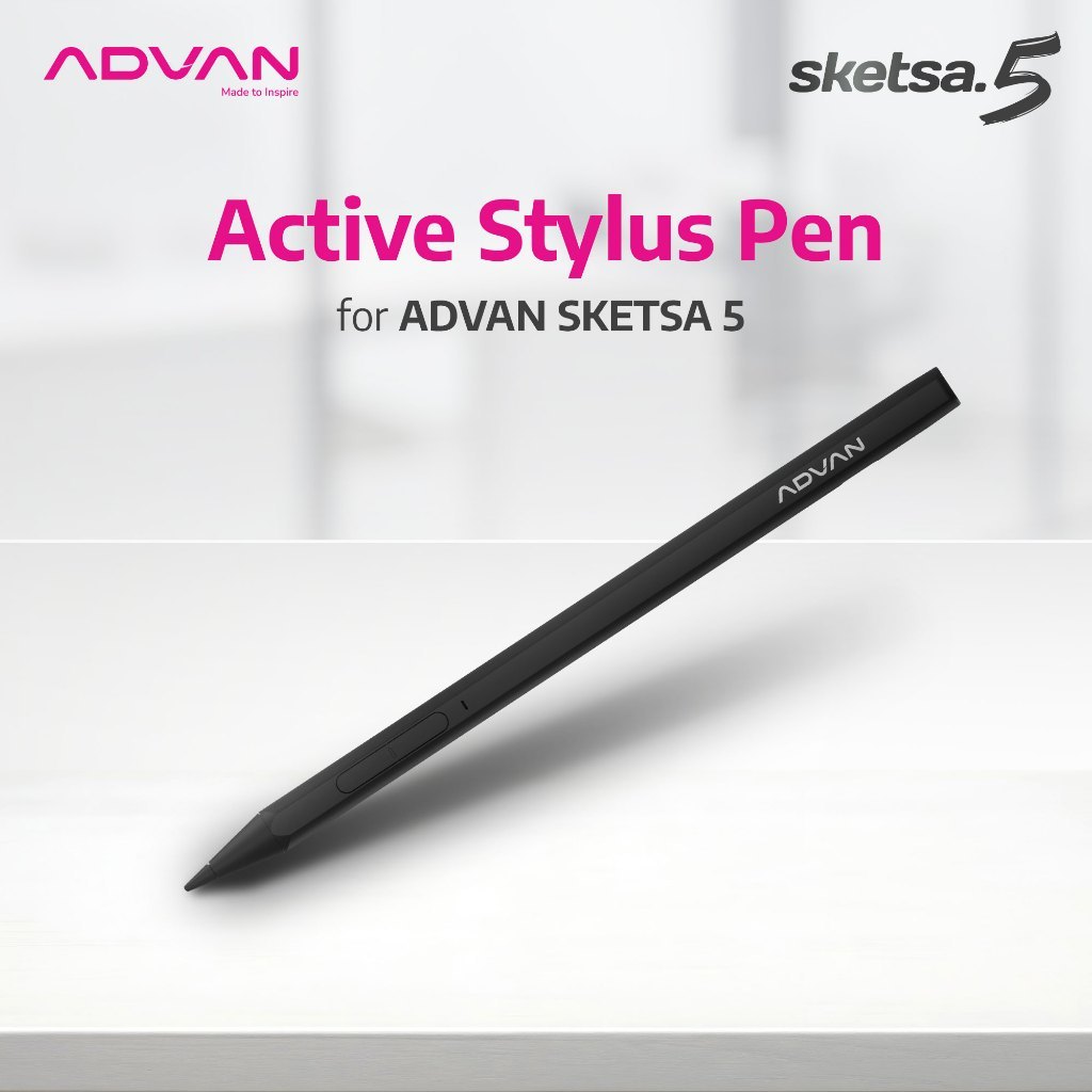 [PEN ONLY] Stylus Pen ADVAN Sketsa 5 Original Pencil Tablet Responsive Untuk Gambar & Catatan Digita