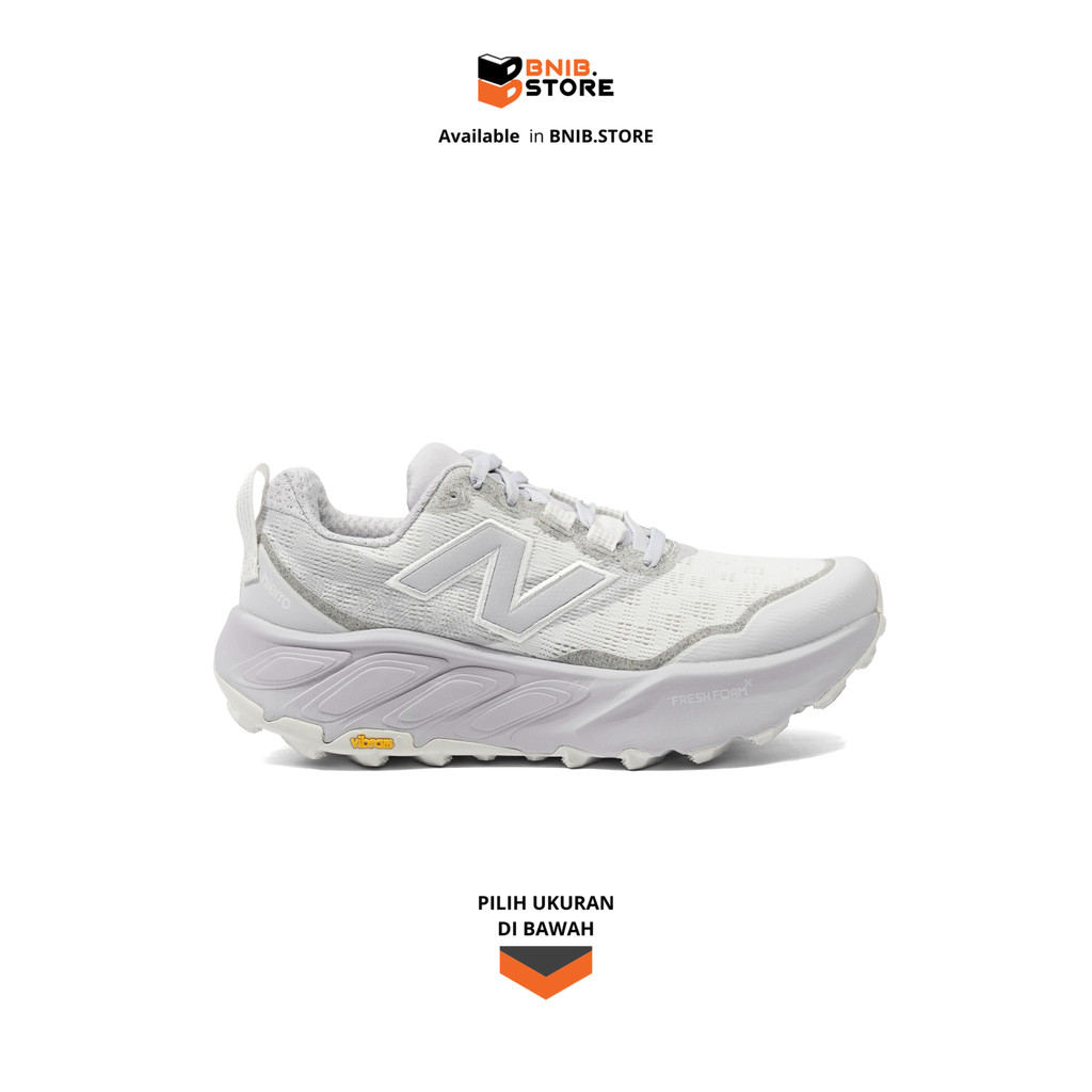 Sepatu Lari Wanita NB Fresh Foam X Hierro V9 Pearl Grey [WTHIERS9] Original