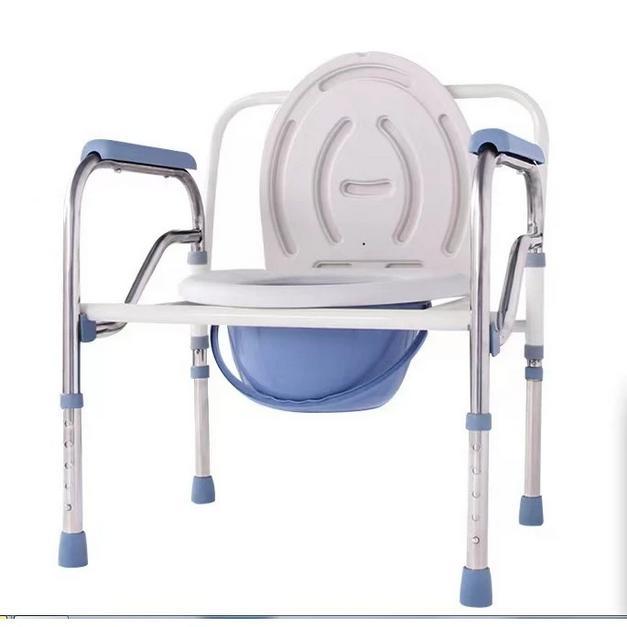 Kursi WC Lipat Lansia Portable dengan Pispot