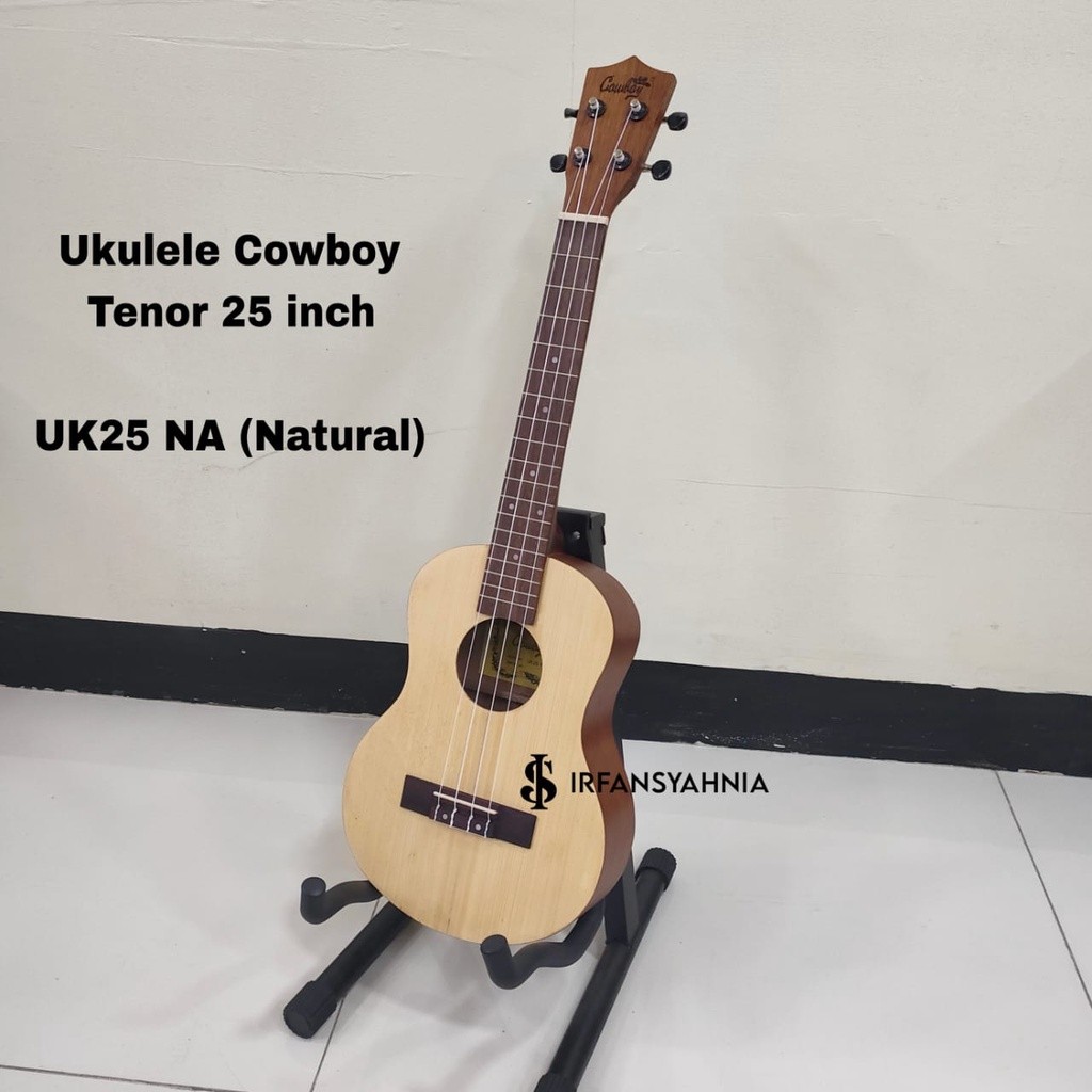 ukulele cowboy tenor 25 inch original ukulele tenor cowboy BONUS TAS DAN PICK I1028     Berkualitas
