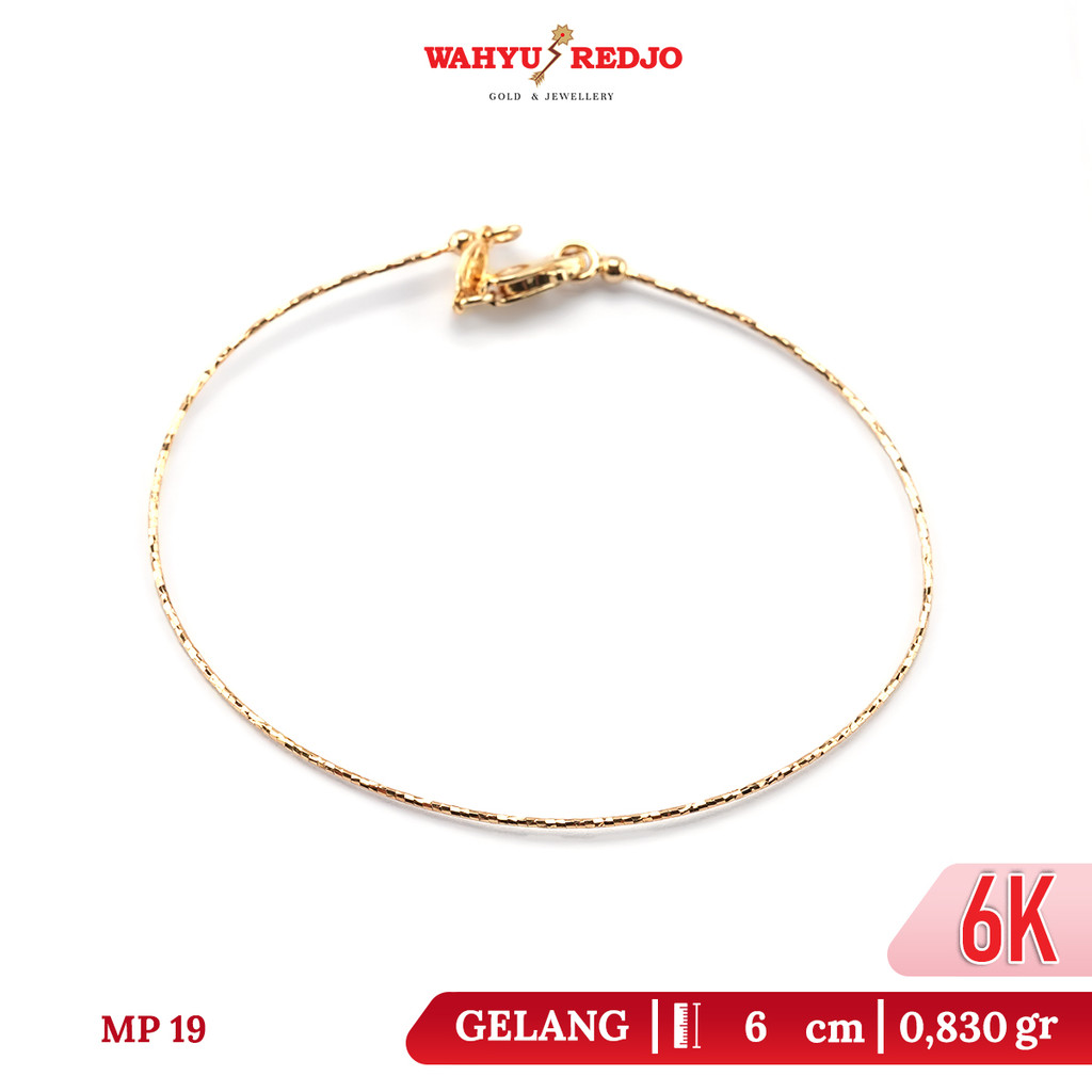 Gelang Emas Kadar 6K SERUT Wahyu Redjo PMR