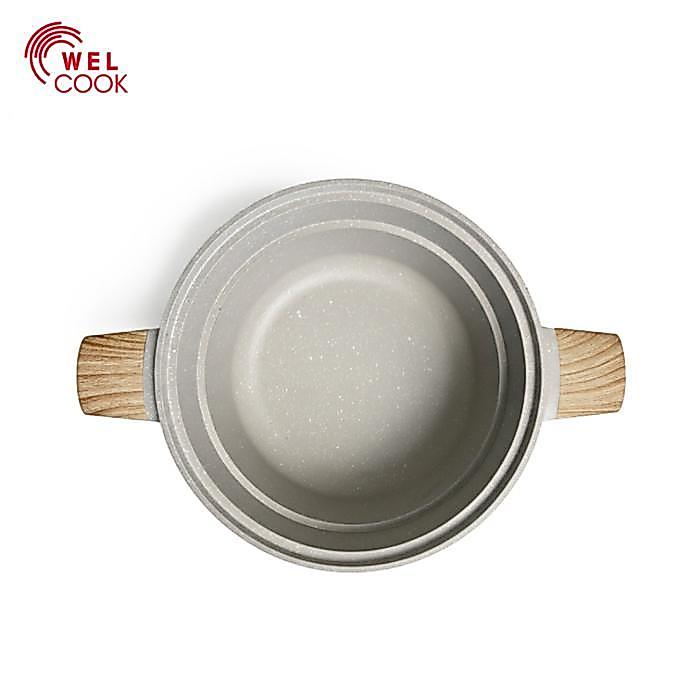 WELCOOK 24 CM PANCI POT CERAMIC BONUS KUKUSAN