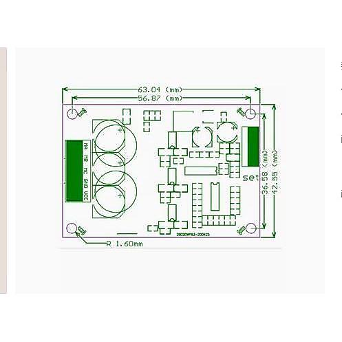 Bldc 3 Phase Dc Brushless 380W Plc Pwm Driver (1699)