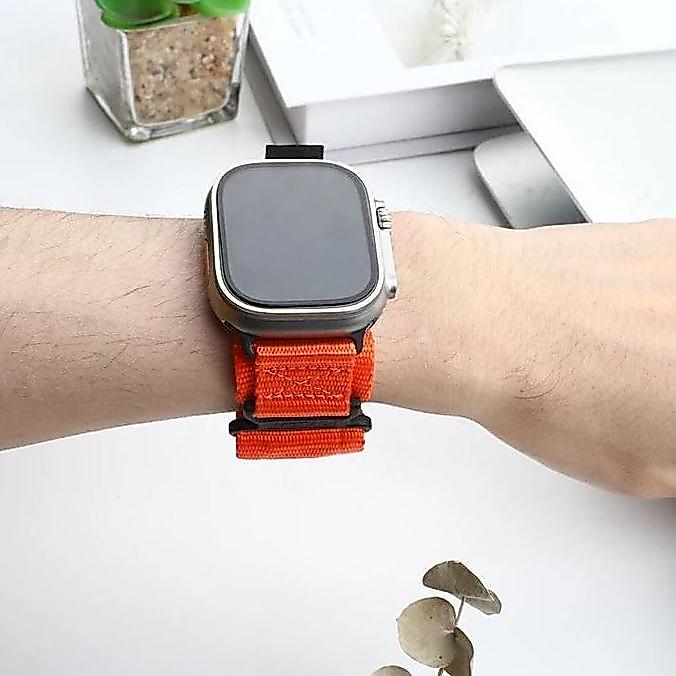 Roove Strap Canvas Sturdy Nylon Sport Kompatibel untuk Apple Watch Series 10 SE 9 8 7 6 5 4 3 ULTRA 