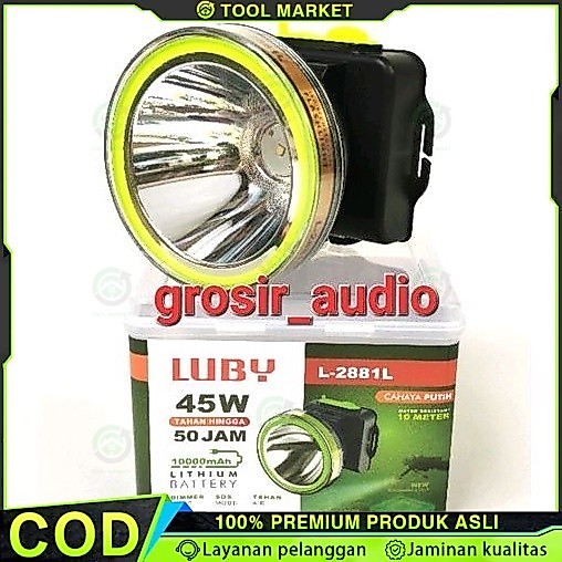 SENTER KEPALA LUBY L2881L 45W ,SENTER KEPALA LUBY L2881K ,SENTER HEAD LUBY 2881 ,LUBY 2881 ORIGINAL