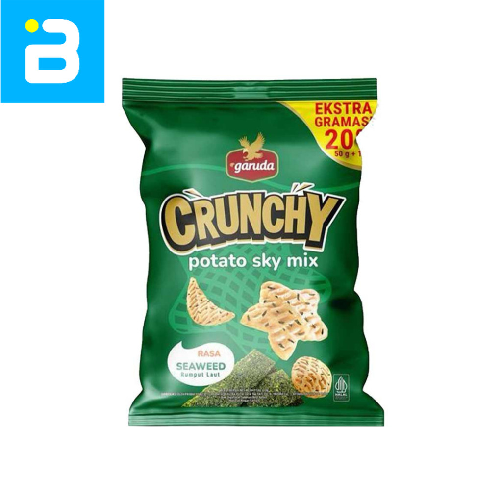 

Garuda Crunchy Potato Sky Mix Rumput Laut 60G