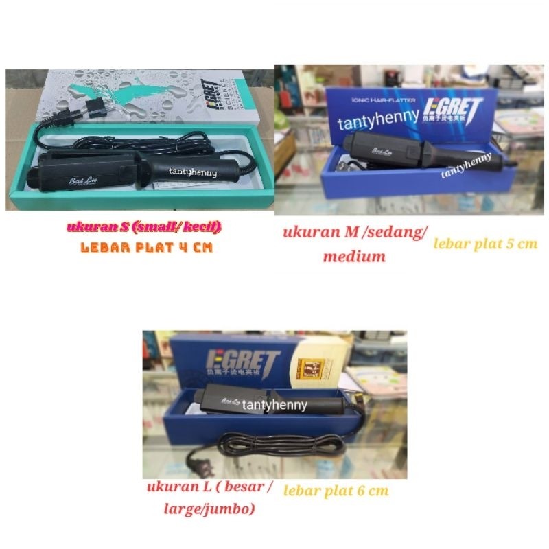 Catok bailu egret medium small large catok rambut smoothing bailoe bailu