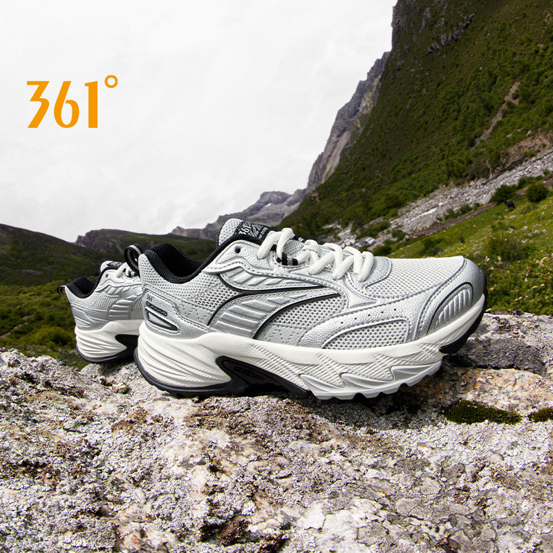 361 Degrees Women Running Shoes Non-slip Shock-Absorbing Lightweight Outdoor Hiking Fashion Jogging 
