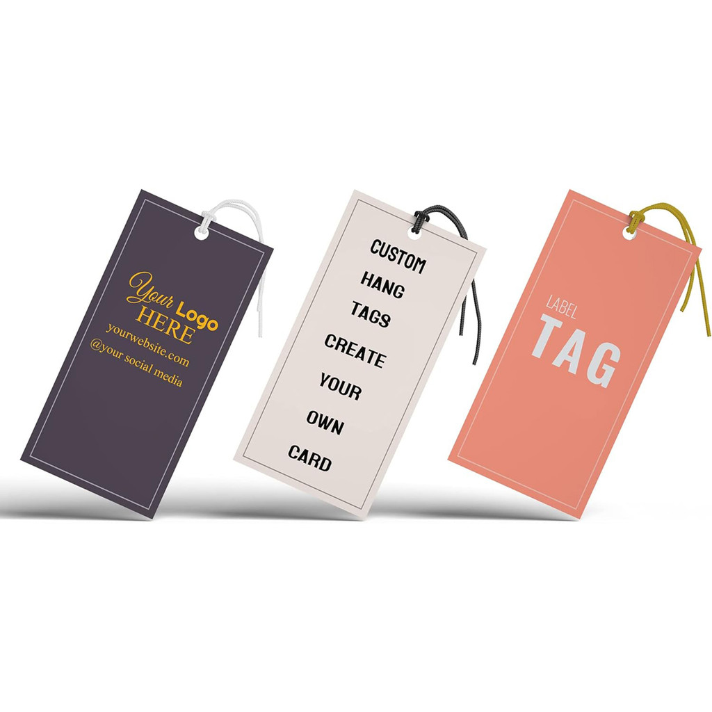 

Custom 50-200PCS Paper Hang Tags with Strings, Personalized Kraft Gift Jewelry Clothing Price Labels Tags, Multipurpose Tags